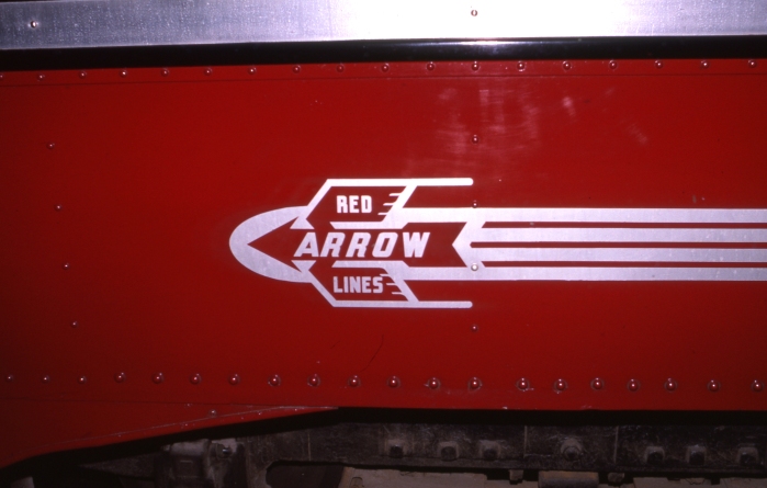 The "Red Arrow" brand, used by Philadelphia Suburban between 1937 and 1970, when the private operator was sold to SEPTA, a public agency.