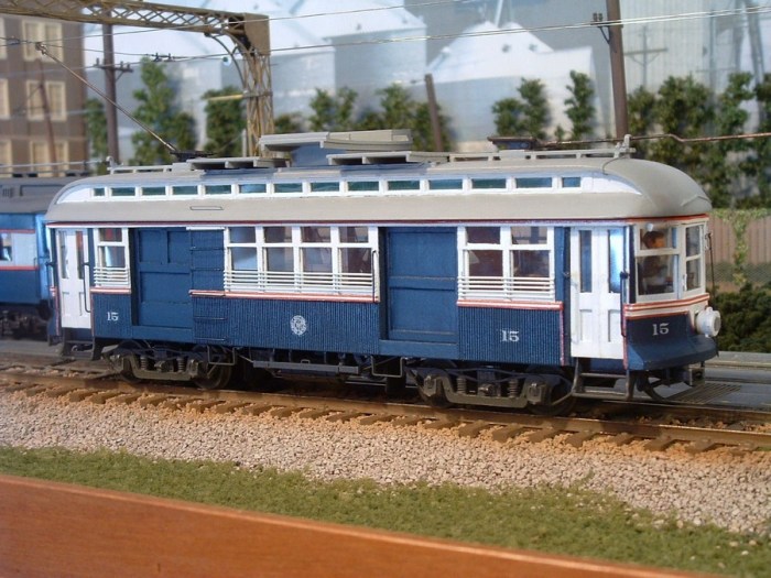 Edward Halstead writes, "Here's a photo of my 1/4" scale model of CWT 15. The crooked front pole is included."