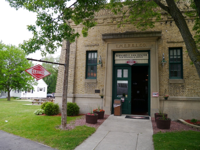 The East Troy Electric Railroad depot and substation in East Troy is on the National Register of Historic Places. (Photo by David Sadowski)