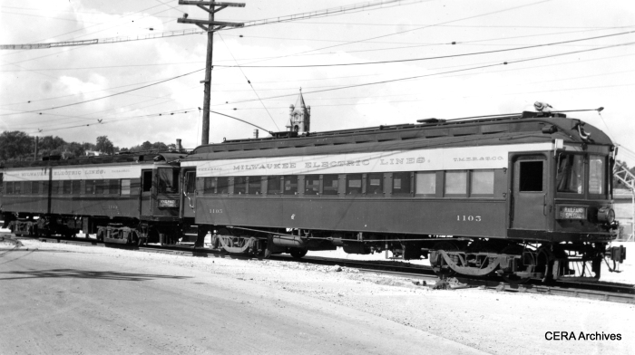 This picture is from one of three fantrips CERA held on the Milwaukee Electric during 1939-40. (Photographer unknown)