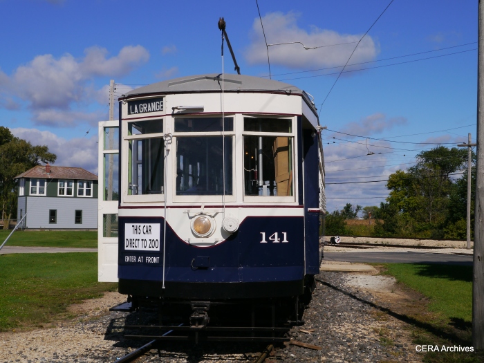 Chicago and West Towns car 141 has been restored. (Photo by David Sadowski)