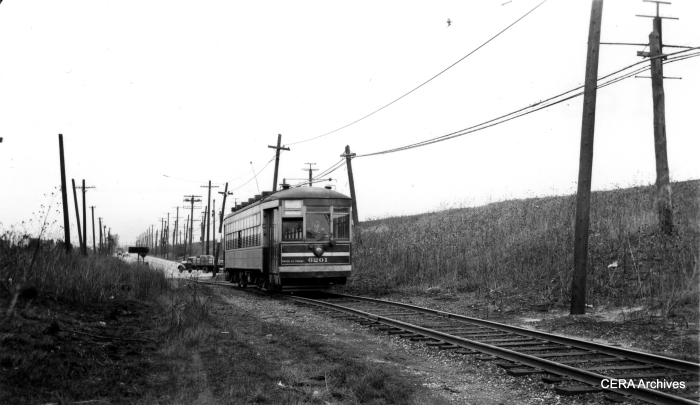 #13 - CSL 6201 at 130th and Indiana on October 17, 1941. Only Charles Amstein got this one right. (The info written on the back of the photo, apparently was incorrect- we received a correction from Roy Benedict.) (Photographer unknown)