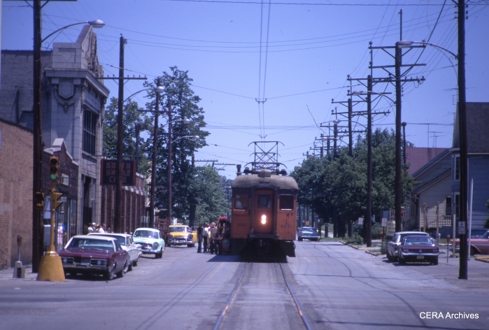 #102 at the Michigan City station in June 1967. (Photographer Unknown)
