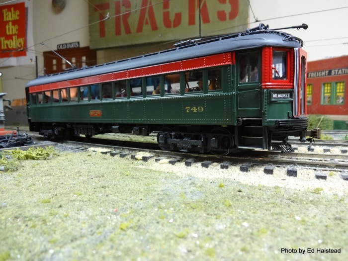 Last is Rich Nielsen’s Walthers built-up NSL Skokie coach kit. Rich proves if the modeler takes the time and effort as well as his talents, a beautiful model can be built! Rich can be proud of his work!