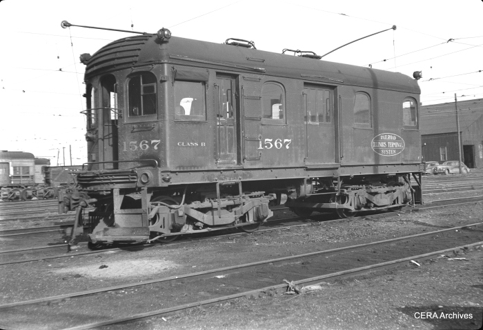 Don's Rail Photos says IT 1567, Class B, "was built at Decatur in 1914. It was sold to St Louis Car Co. as 11 on January 17, 1955." (Photographer unknown)