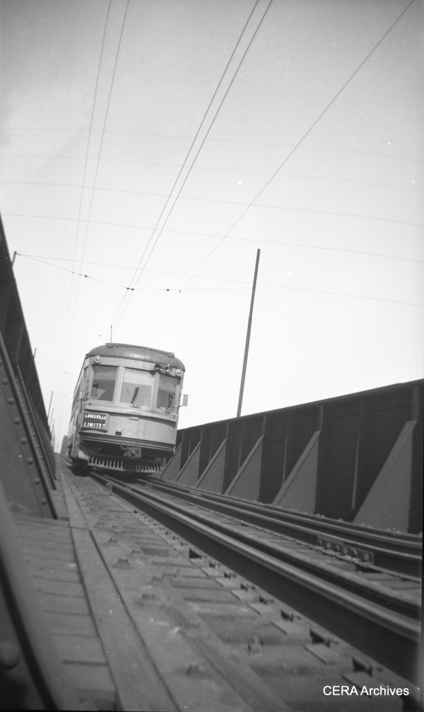 One of the IR lightweight high-speeds on a Louisville Local run. (Photographer unknown - CERA Archives)