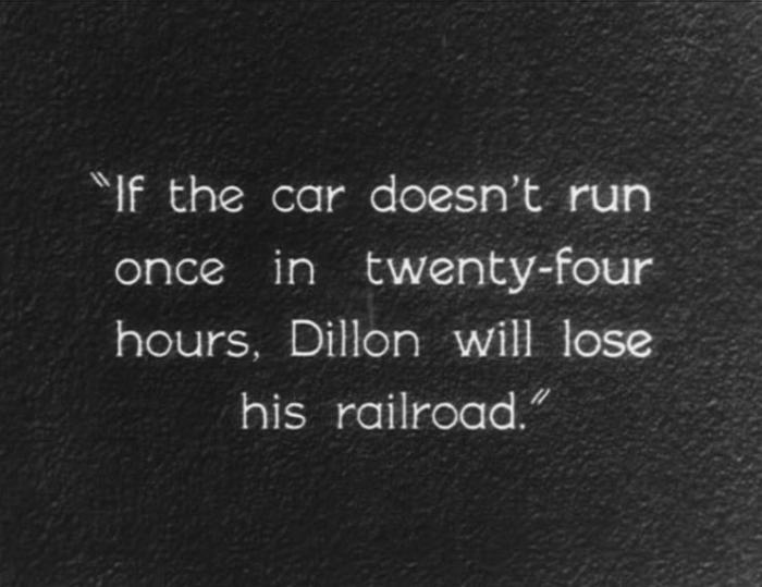 A title card from "Speedy" (1928).