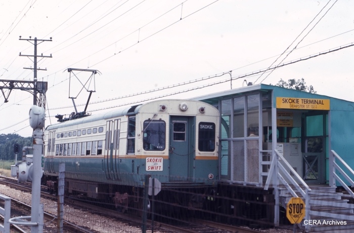 CTA 24 at the northern end of the line in August 1967. (CERA Archives)