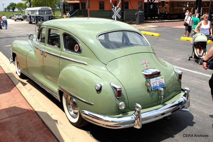 Along with the Ford bus, a 1948 Chrysler added to the history of the occasion.