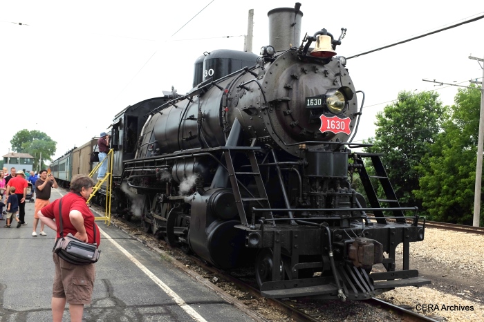 Steam is alive and well at IRM, in the form of the "Frisco" 1630. (David Sadowski Photo)
