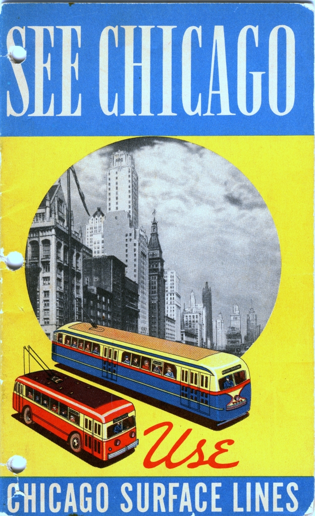 A Chicago Surface Lines brochure, circa 1937. (CERA Archives)