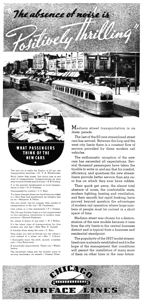 From the March 1937 Surface Service magazine. (CERA Archives)