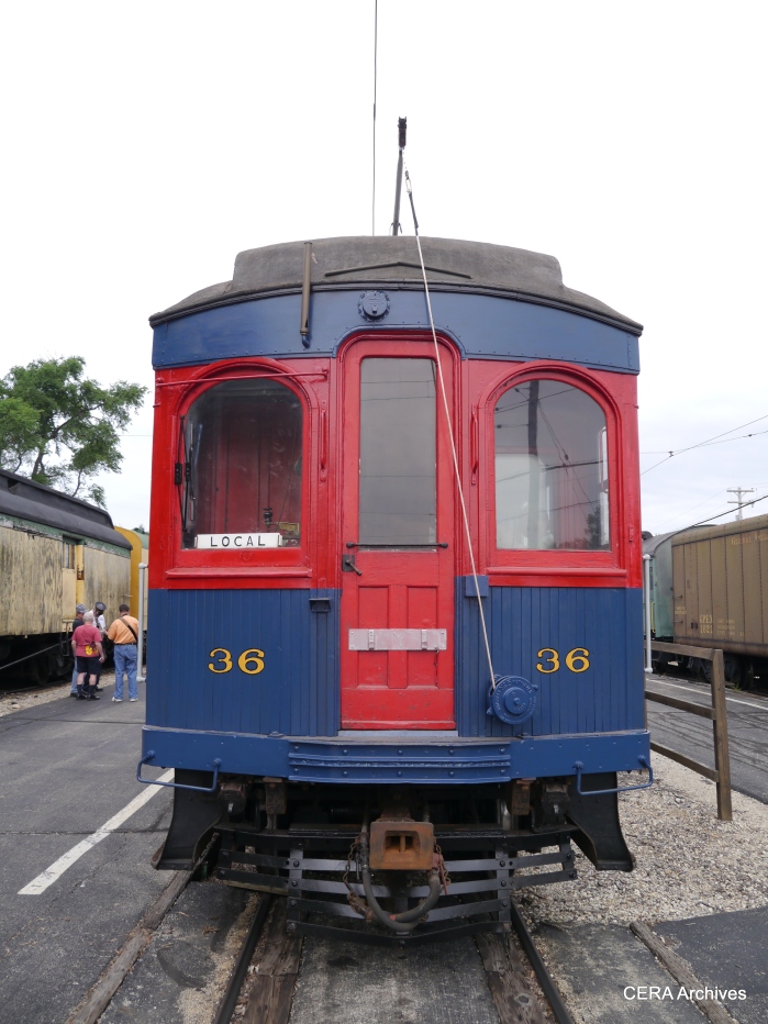 CA&E 36 came to IRM from the Trolleyville USA collection in 2009. (David Sadowski Photo)