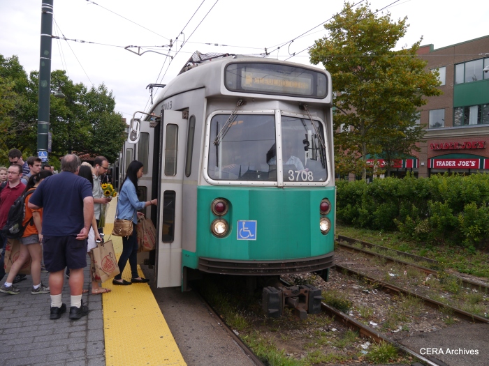 Boston's "Type 7" cars, to my eyes, are a cross between a PCC and the Boeing-Vertol LRVs.