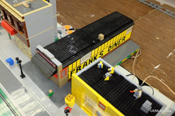 A Lego version of the Franks Diner, which is a Kenosha landmark.