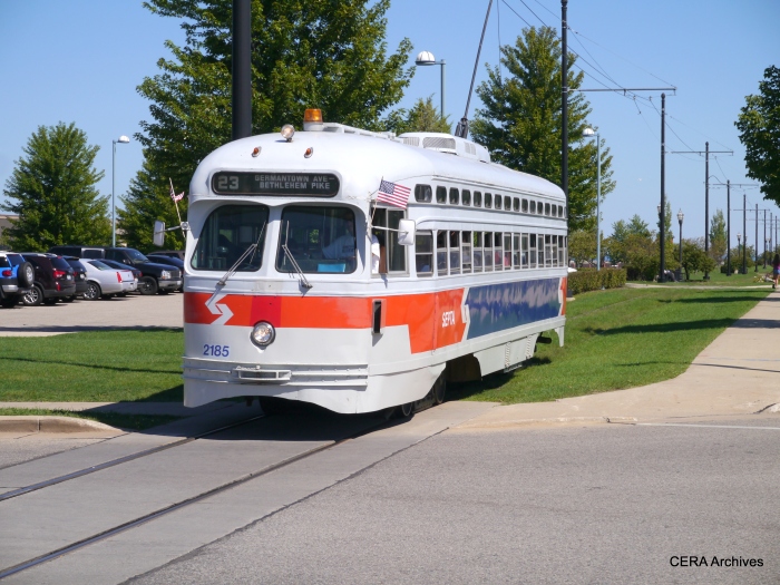 Car 2185 will be the regular service car on September 27th, during the CERA fantrip.